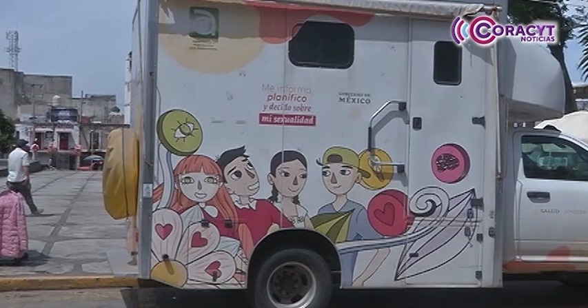 Brinda Unidad móvil “Edusex” orientación a jóvenes en Tlaxcala
