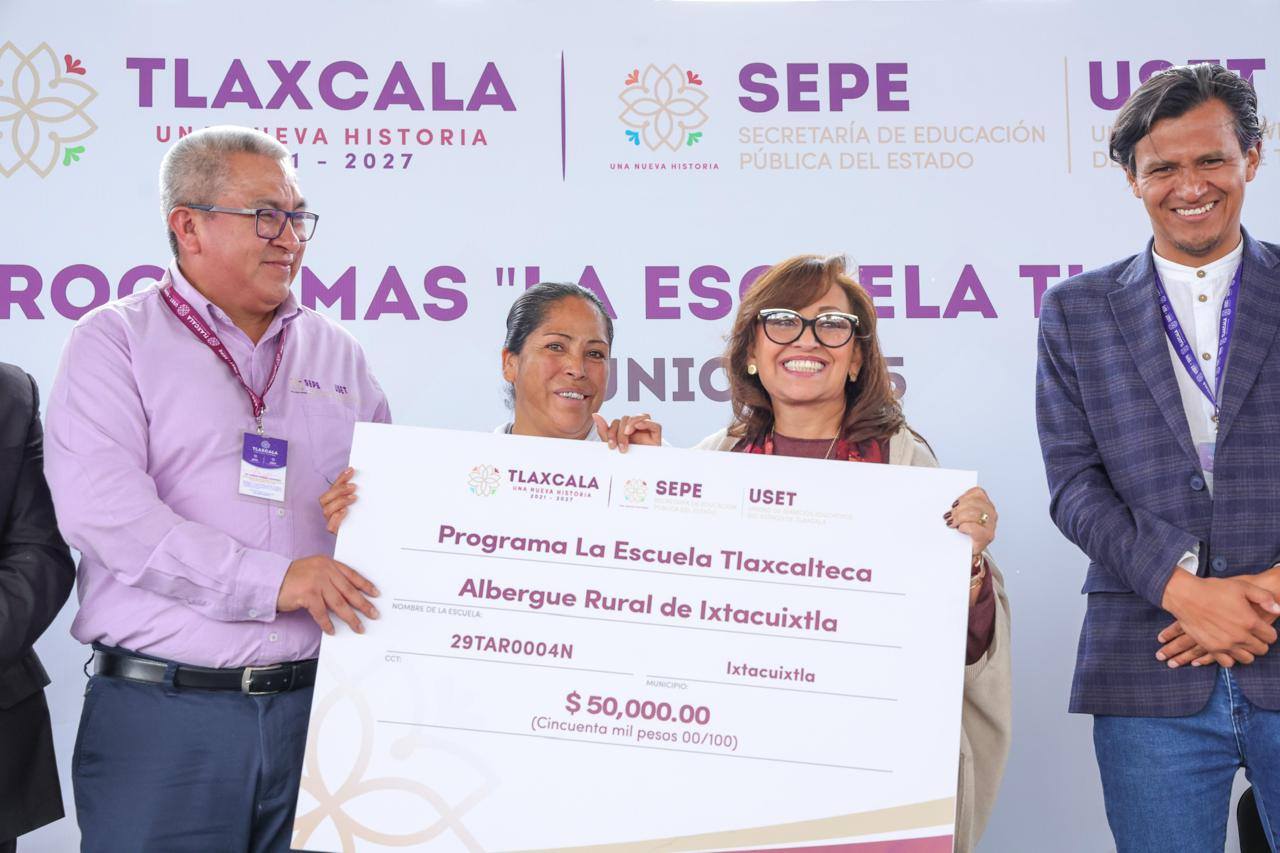 Benefició gobierno estatal a 535 escuelas con el programa “La Escuela Tlaxcalteca”