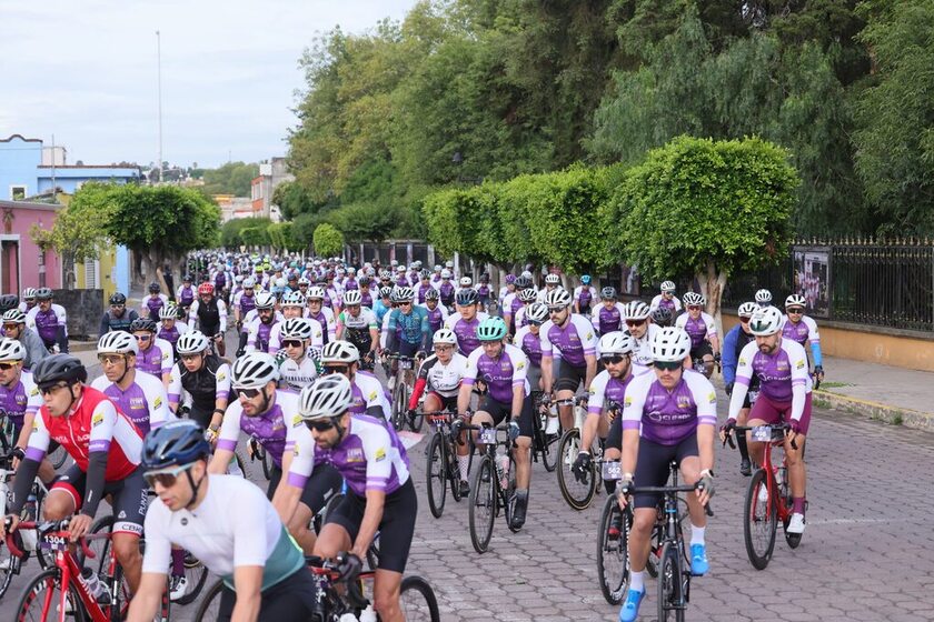 Más de mil 500 ciclistas participaron en L’Étape Tlaxcala by Tour de France