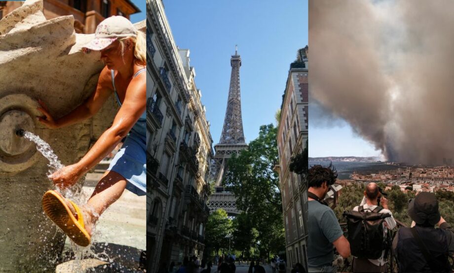 Ola de calor azota Europa: incendios, cese de actividades y fallecimientos