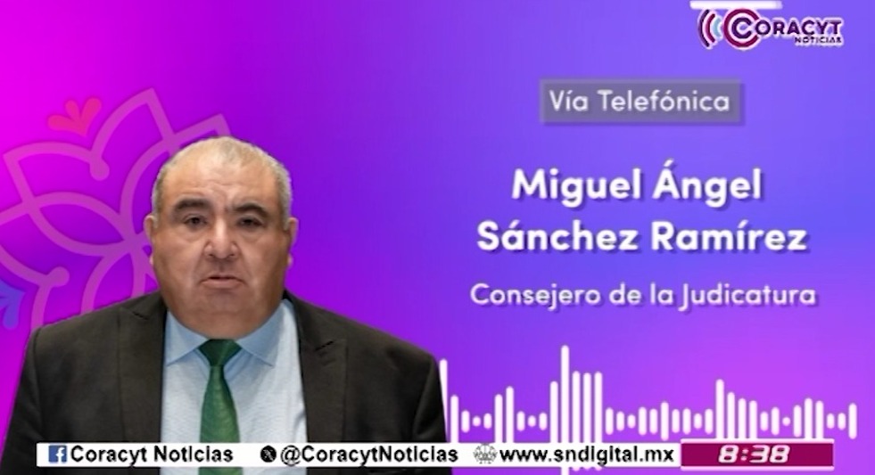 Entrevista con el consejero de la Judicatura del estado, Miguel Ángel Sánchez Ramírez 