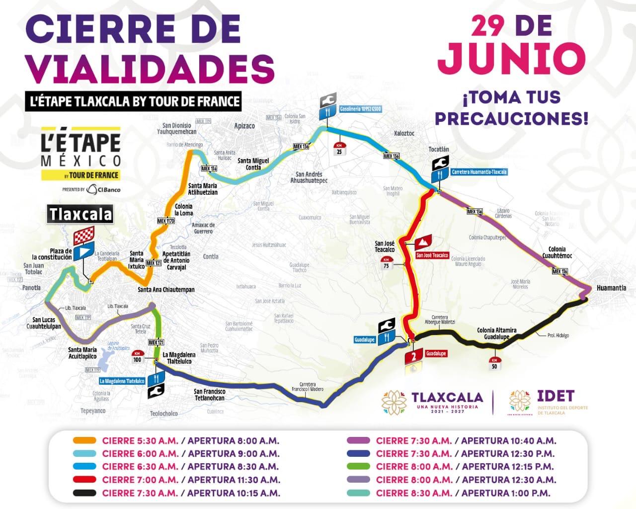 Implementará SSC dispositivo de seguridad vial durante el L’Étape Tlaxcala by Tour de France