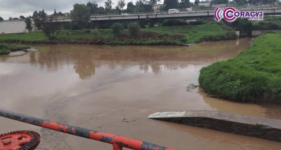 Por lluvias, mantiene CEPC vigilancia en el río Zahuapan