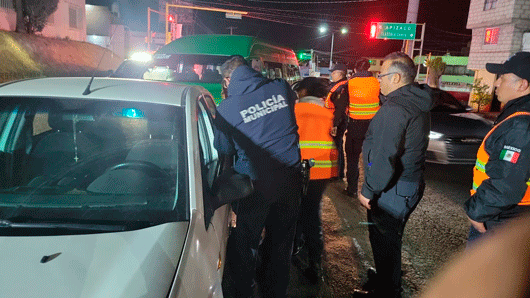Continúa Dirección de Seguridad Municipal impulsando el Operativo Alcoholímetro para salvar vidas y construir paz en Tlaxcala