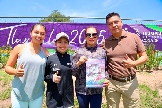 Elogian atletas el estadio de tenis de Soltepec, en Huamantla