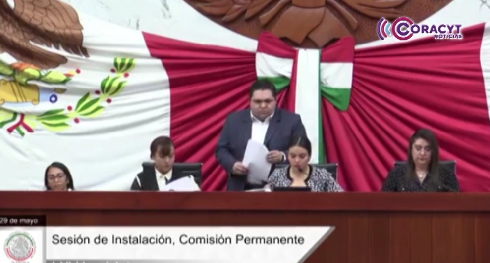 Eligen a integrantes de la Comisión Permanente del Congreso local