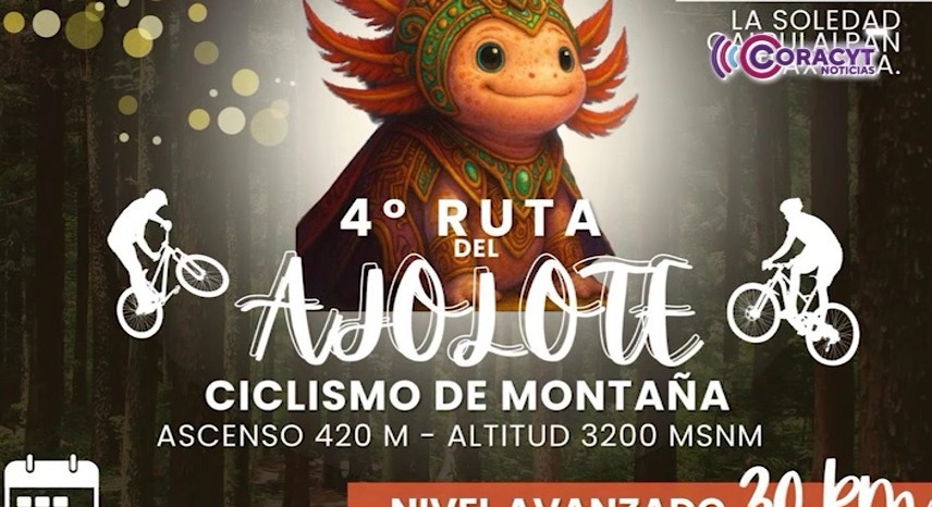 Calpulalpan será sede de la “Rodada Ciclista del Ajolote”