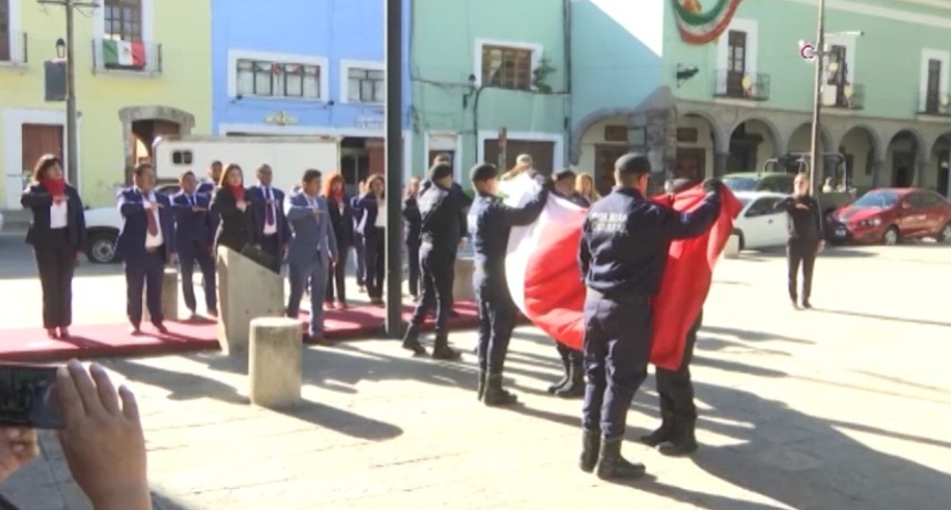 Destacó Ayuntamiento de Ayometla legado heredado por los héroes de la patria