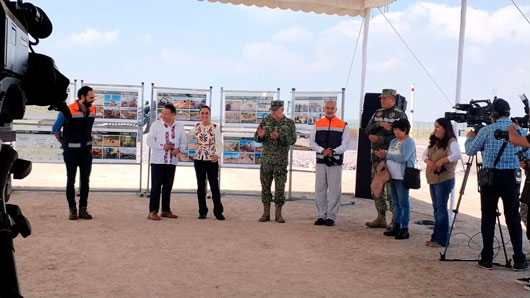 Sheinbaum llega a Hidalgo para hacer evaluación de avance del tren Pachuca- México