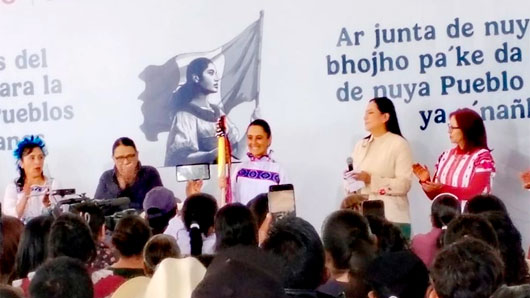 Estados CSP es recibida con calidez por indígenas de Amealco, Querétaro