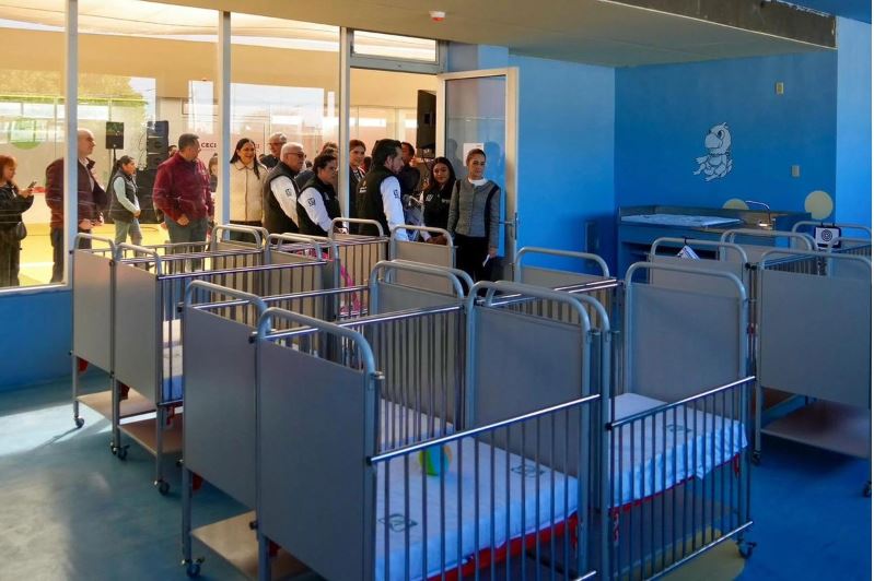 Sheinbaum supervisa avances en construcción del Centro de Cuidado Infantil de Ciudad Juárez