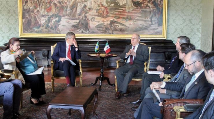 Participa De la Fuente en reuniones bilaterales de cumbre BRICS