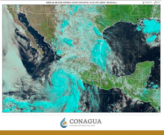 Huracán 'Flossie' se intensifica a categoría 2