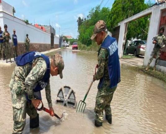 Marina apoya a la población afectada en Tamaulipas y Veracruz