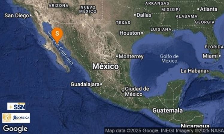 Sismo de magnitud 5.7 sacude BCS y Sonora; no reportan daños