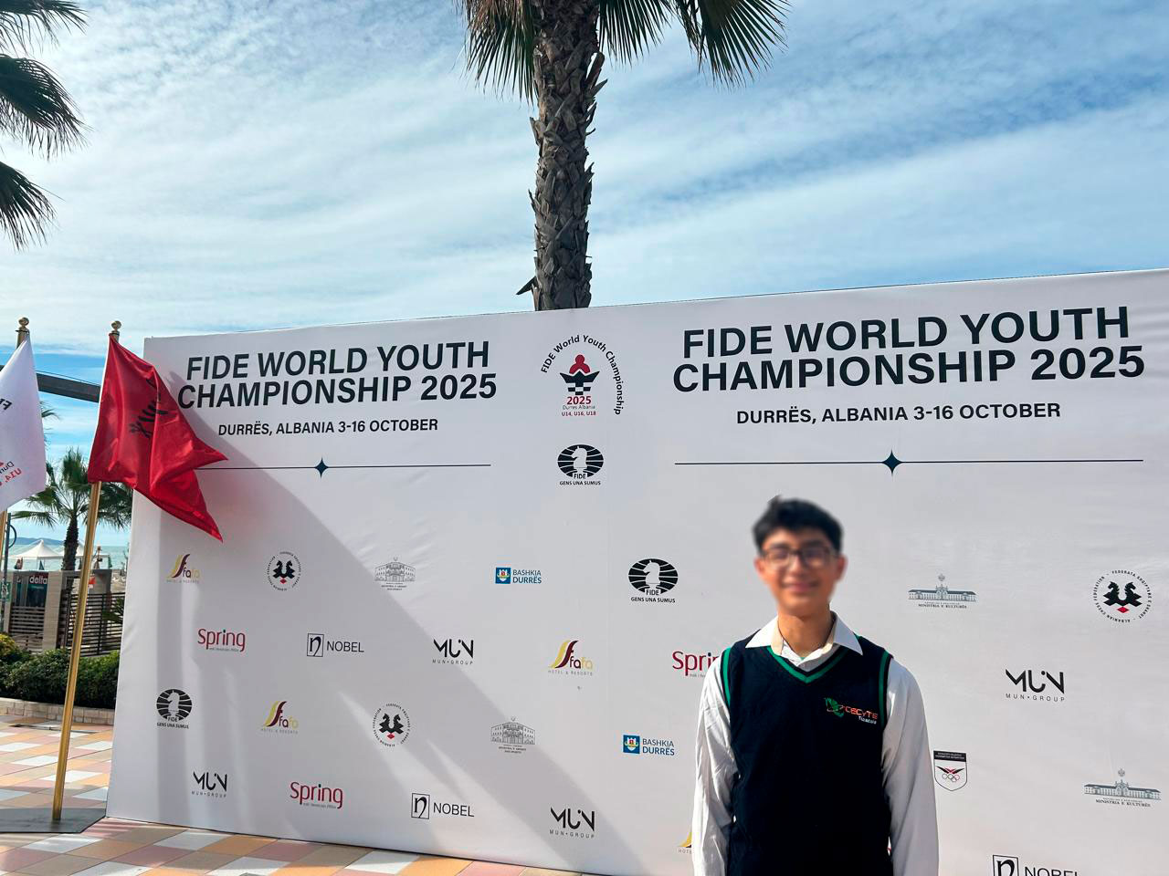 Estudiante del Cecyte Tlaxcala representa a México en el Campeonato Mundial de Ajedrez sub-18, en Albania