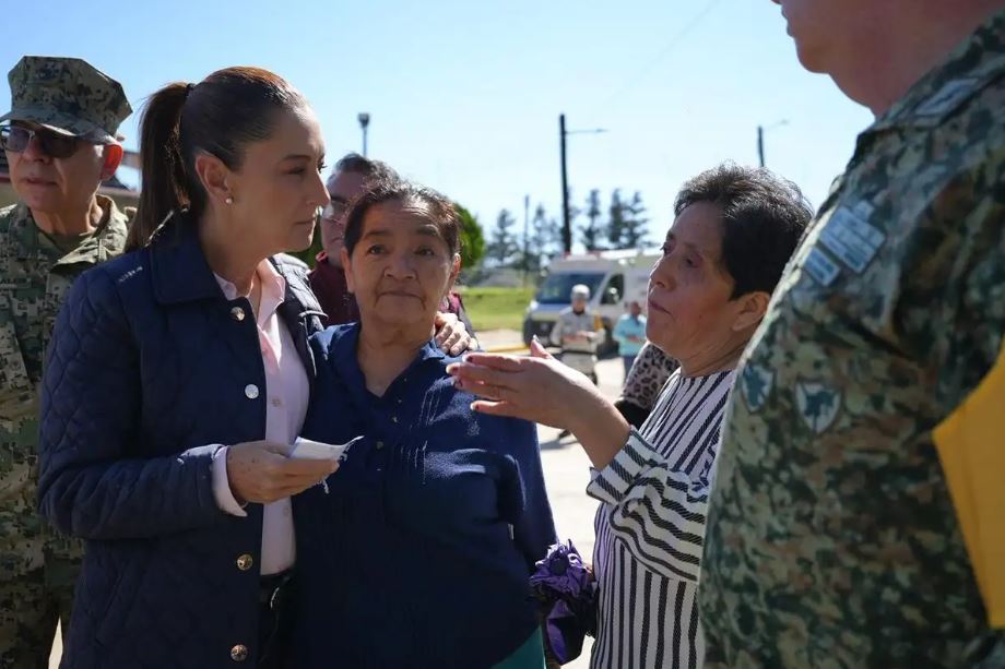 Sheinbaum supervisa apoyo en estados afectados por lluvias: 