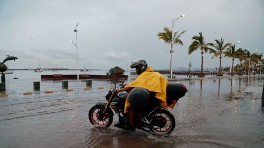 Suspenden clases en 5 municipios de Sinaloa por tormenta tropical ‘Lorena’