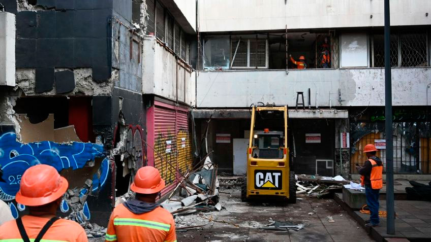 CDMX pone en marcha demolición de edificios afectados por sismos del 85 y del 2017