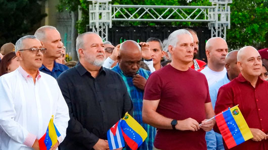 Cubanos se solidarizan con Venezuela; repudian hostilidades de EU