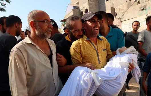 Gaza: siguen bombardeos a refugio