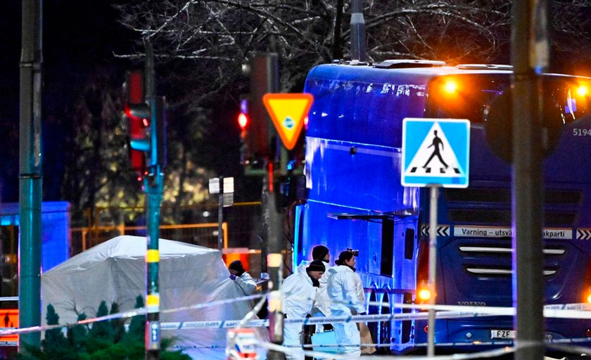 Accidente de autobús en Estocolmo deja varias personas muertas