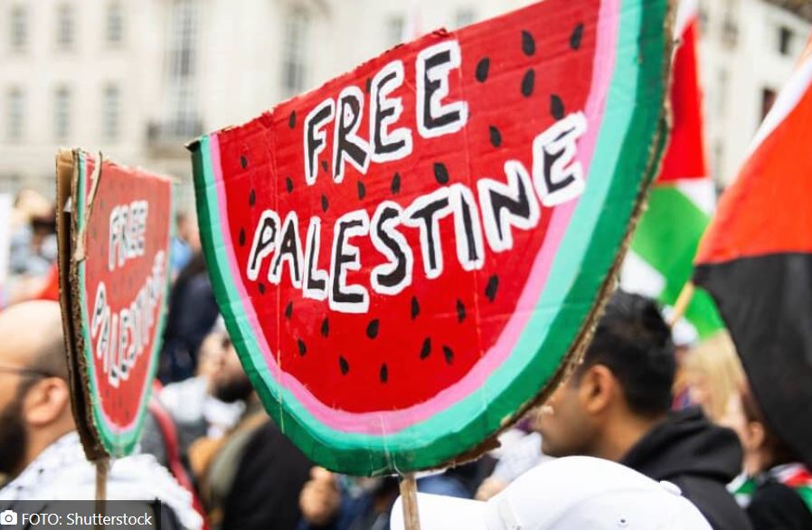 Sandía, símbolo de las protestas propalestina