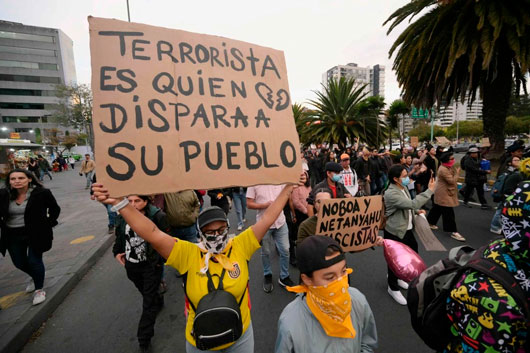 Noboa declara estado de excepción en medio de protestas indígenas por alza del diésel