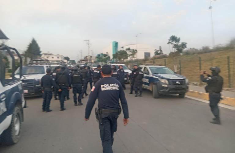 Implementó SSC un operativo en San Pablo del Monte 