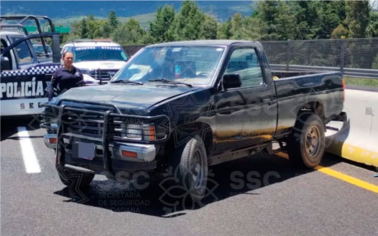Recupera SSC en minutos camioneta robada en Apizaco