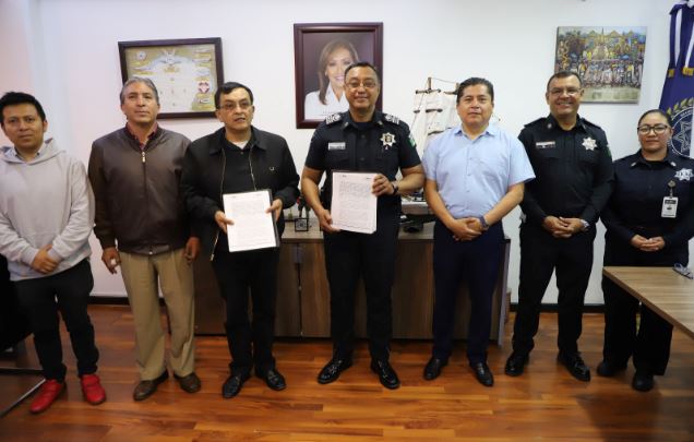 Firman SSC y SMyT convenio de colaboración para fortalecer la seguridad en Tlaxcala