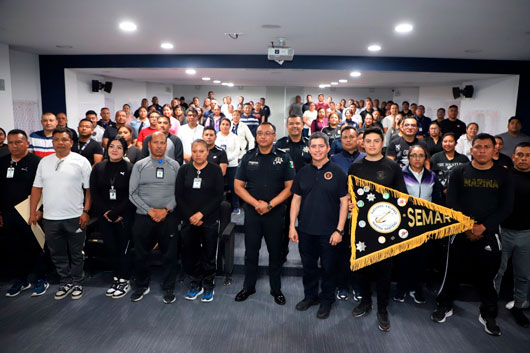 Fortalece SSC a sus elementos con curso de desarrollo personal e integración impartido por la Marina