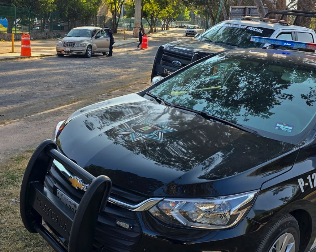 La Policía de Tlaxcala de Xicohténcatl hace frente a la delincuencia mediante operativo de detección y recuperación de vehículos 