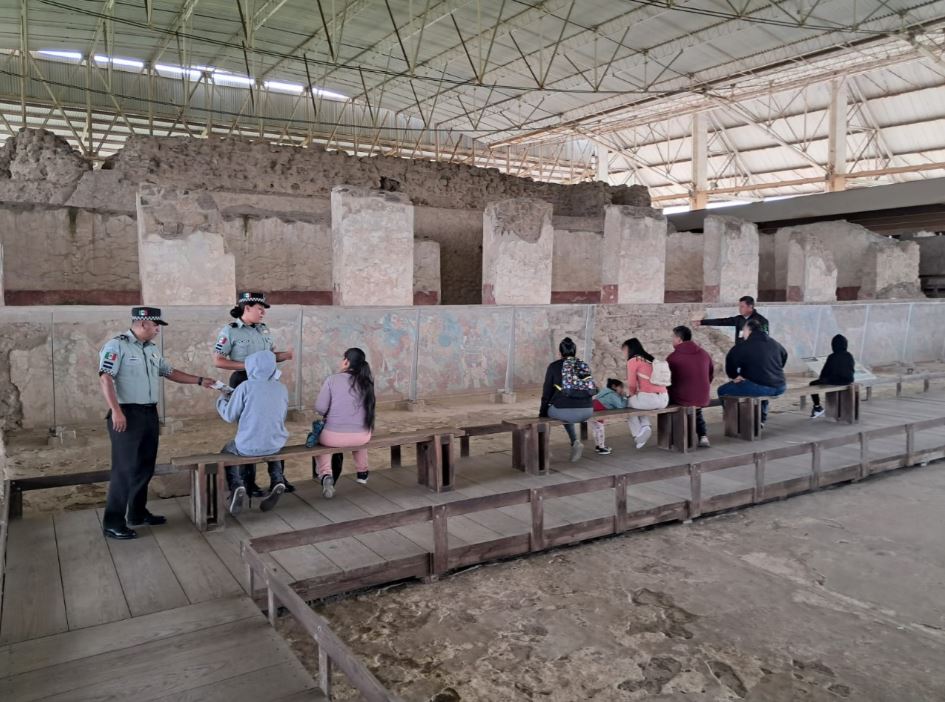 En Tlaxcala, Guardia Nacional realiza recorridos de proximidad y prevención del delito 