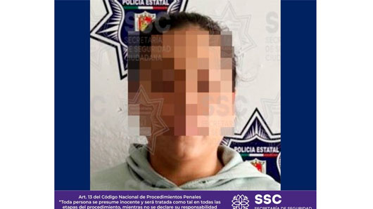 Asegura SSC a una persona por resistencia de particulares y cohecho