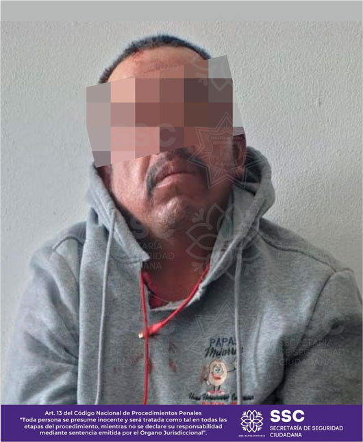 Recupera SSC vehículo con reporte de robo y asegura a un masculino en Acuamanala