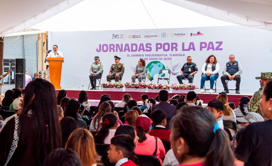 Encabeza Sesesp “Jornada por la paz” en Tequexquitla