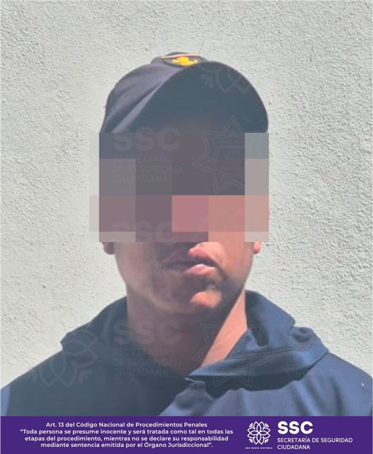 Detiene SSC a sujeto por narcomenudeo en Tizatlán