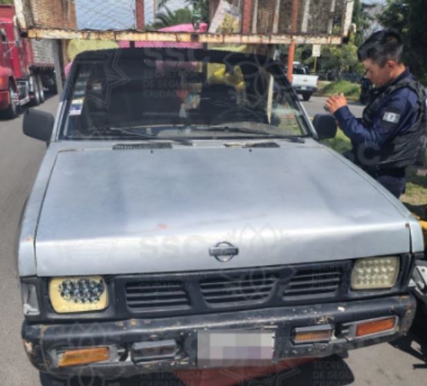 Recupera SSC camioneta robada en el municipio de Tlaxcala