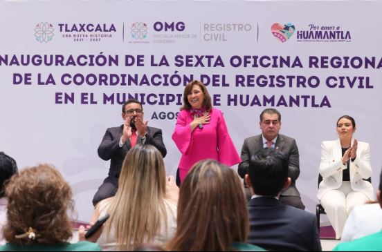 Huamantla ya cuenta con Oficina Regional del Registro Civil 