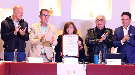Reconocen a la gobernadora Lorena Cuéllar por preservar el Patrimonio del estado