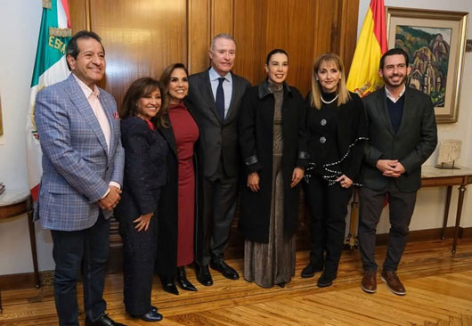 Se reunió gobernadora Lorena Cuéllar con empresarios de España y Portugal 