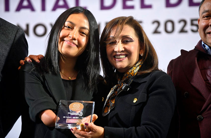 Entregó gobernadora Lorena Cuéllar el Premio Estatal del Deporte 2025