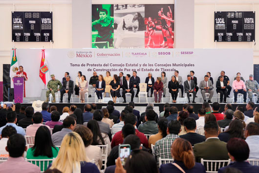 Tlaxcala hace historia al crear Consejos de Paz, Justicia Cívica y Reconstrucción del Tejido Social