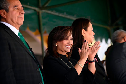 Presidió gobernadora Lorena Cuéllar desfile cívico-militar por la Independencia de México