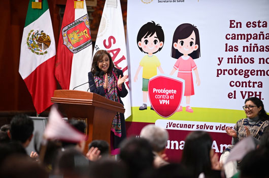 Comenzó en Tlaxcala la “Campaña Nacional de Vacunación contra el VPH 2025”