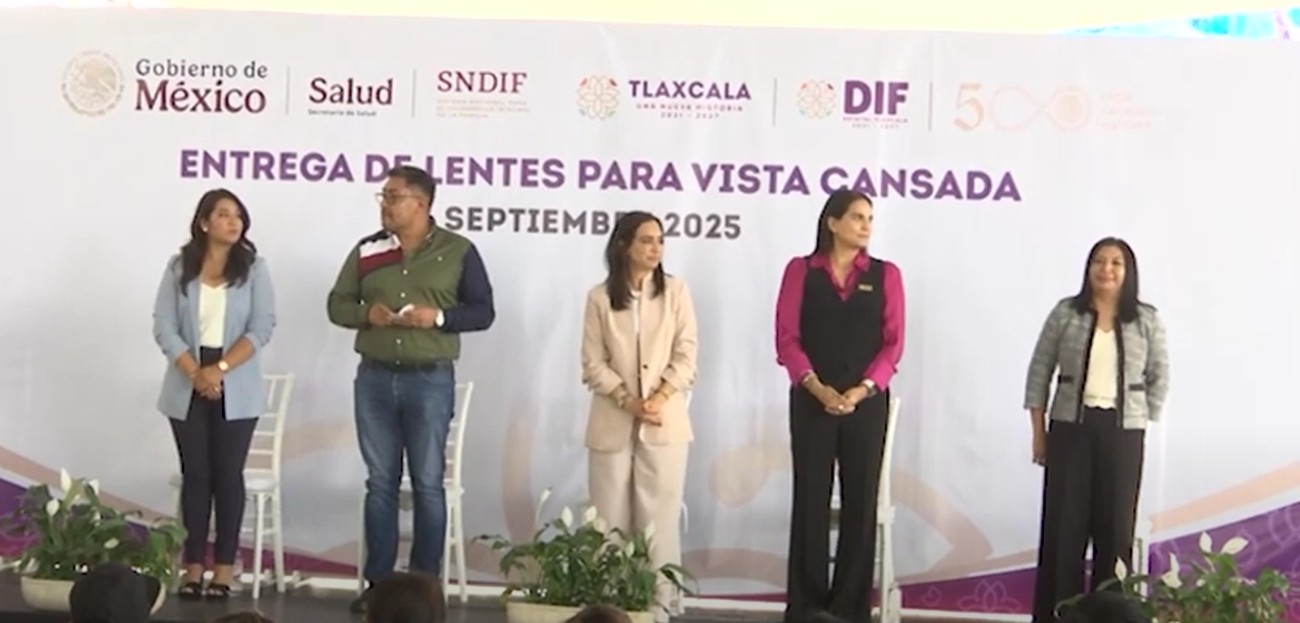 Distribuirán en Tlaxcala más de 14 mil lentes a personas vulnerables