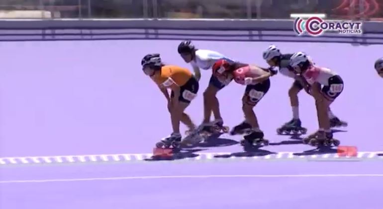 Ganó la tlaxcalteca Sofía Islas medalla de plata en patinaje de velocidad 