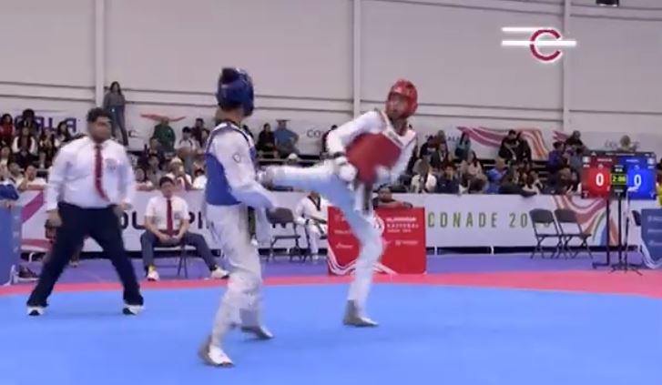 Taekwondoín tlaxcalteca Cristian Gabriel obtuvo bronce en la Olimpiada Nacional 2026