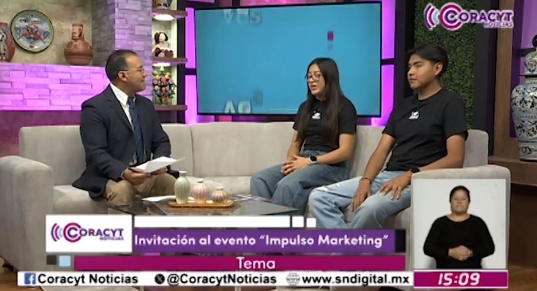 En entrevista, los coordinadores de mercadotecnia del evento “Mueve tu marca” de la UDA